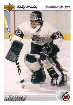 #262a Kelly Hrudey - Los Angeles Kings - 1991-92 Upper Deck French Hockey