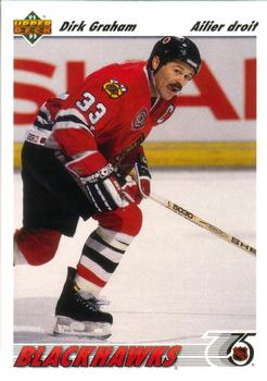 #271a Dirk Graham - Chicagoackhawks - 1991-92 Upper Deck French Hockey