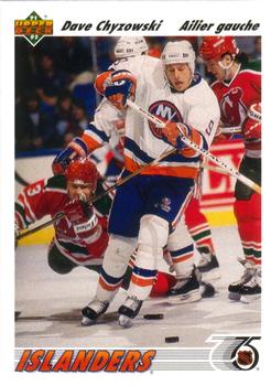#281a Dave Chyzowski - New York Islanders - 1991-92 Upper Deck French Hockey
