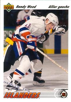 #289a Randy Wood - New York Islanders - 1991-92 Upper Deck French Hockey