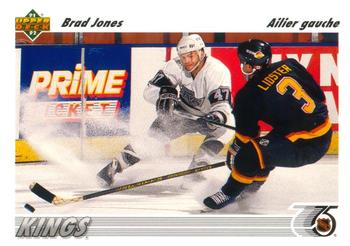 #304a Brad Jones - Los Angeles Kings - 1991-92 Upper Deck French Hockey