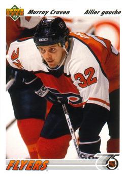 #306a Murray Craven - Philadelphia Flyers - 1991-92 Upper Deck French Hockey