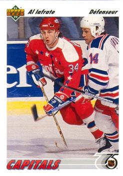 #318a Al Iafrate - Washington Capitals - 1991-92 Upper Deck French Hockey