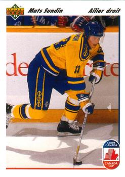 #31a Mats Sundin - Sweden - 1991-92 Upper Deck French Hockey