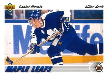 #331a Daniel Marois - Toronto Maple Leafs - 1991-92 Upper Deck French Hockey