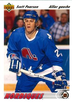 #336a Scott Pearson - Quebec Nordiques - 1991-92 Upper Deck French Hockey