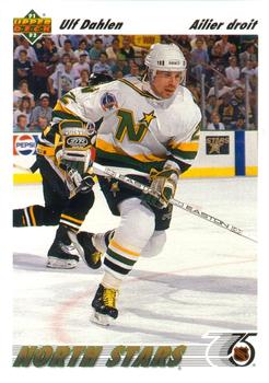 #348a Ulf Dahlen - Minnesota North Stars - 1991-92 Upper Deck French Hockey