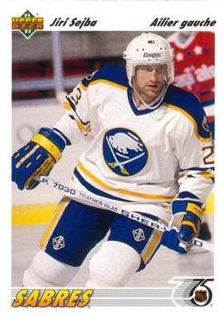 #362a Jiri Sejba - Buffalo Sabres - 1991-92 Upper Deck French Hockey