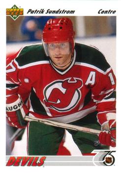 #369a Patrik Sundstrom - New Jersey Devils - 1991-92 Upper Deck French Hockey