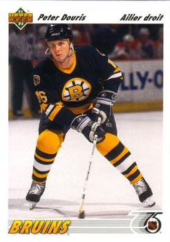 #403a Peter Douris - Boston Bruins - 1991-92 Upper Deck French Hockey