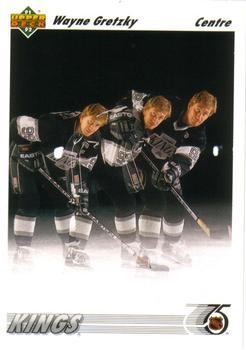 #437a Wayne Gretzky - Los Angeles Kings - 1991-92 Upper Deck French Hockey