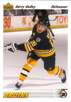 #439a Garry Galley - Boston Bruins - 1991-92 Upper Deck French Hockey