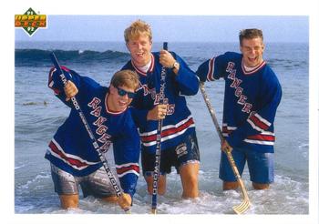 #440a Doug Weight / Steven Rice / Tony Amonte - New York Rangers - 1991-92 Upper Deck French Hockey