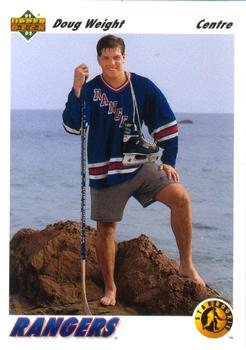 #444a Doug Weight - New York Rangers - 1991-92 Upper Deck French Hockey