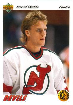 #446a Jarrod Skalde - New Jersey Devils - 1991-92 Upper Deck French Hockey