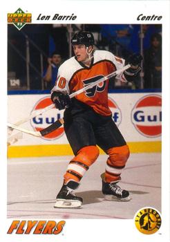 #459a Len Barrie - Philadelphia Flyers - 1991-92 Upper Deck French Hockey
