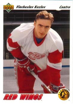 #462a Viacheslav Kozlov - Detroit Red Wings - 1991-92 Upper Deck French Hockey