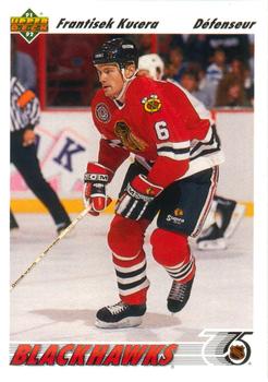 #468a Frantisek Kucera - Chicagoackhawks - 1991-92 Upper Deck French Hockey
