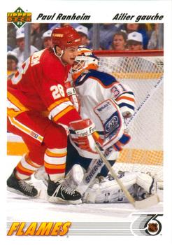 #472a Paul Ranheim - Calgary Flames - 1991-92 Upper Deck French Hockey