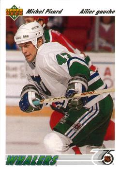 #48a Michel Picard - Hartford Whalers - 1991-92 Upper Deck French Hockey