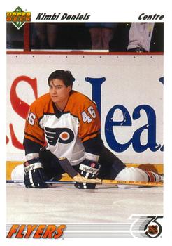 #492a Kimbi Daniels - Philadelphia Flyers - 1991-92 Upper Deck French Hockey