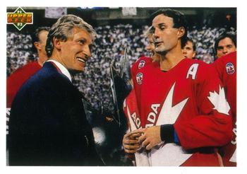 #501 Wayne Gretzky / Paul Coffey - Canada - 1991-92 Upper Deck French Hockey