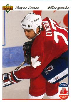 #505 Shayne Corson - Canada - 1991-92 Upper Deck French Hockey