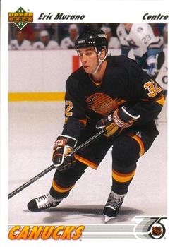#50a Eric Murano - Vancouver Canucks - 1991-92 Upper Deck French Hockey