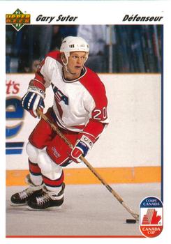 #510 Gary Suter - USA - 1991-92 Upper Deck French Hockey