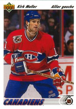#519 Kirk Muller - Montreal Canadiens - 1991-92 Upper Deck French Hockey