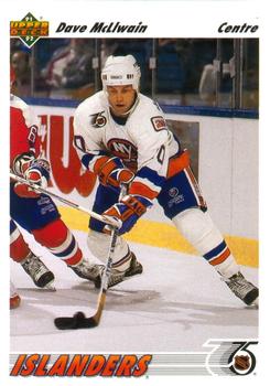 #527 Dave McLlwain - New York Islanders - 1991-92 Upper Deck French Hockey