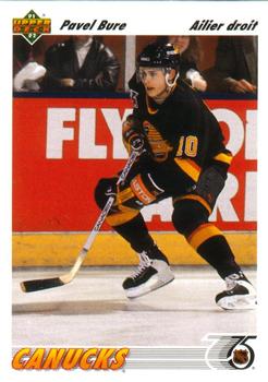 #555 Pavel Bure - Vancouver Canucks - 1991-92 Upper Deck French Hockey