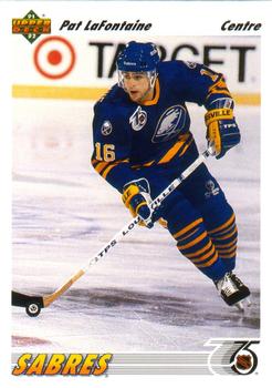 #556 Pat LaFontaine - Buffalo Sabres - 1991-92 Upper Deck French Hockey