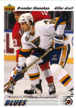 #561 Brendan Shanahan - St. Louisues - 1991-92 Upper Deck French Hockey