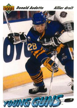 #585 Donald Audette - Buffalo Sabres - 1991-92 Upper Deck French Hockey