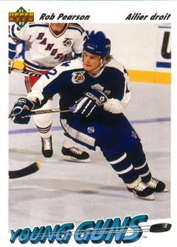 #598 Rob Pearson - Toronto Maple Leafs - 1991-92 Upper Deck French Hockey