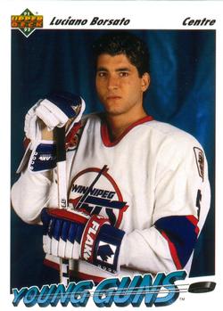 #599 Luciano Borsato - Winnipeg Jets - 1991-92 Upper Deck French Hockey