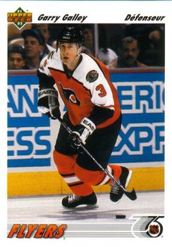 #607 Garry Galley - Philadelphia Flyers - 1991-92 Upper Deck French Hockey