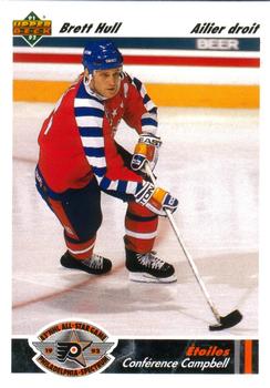#622 Brett Hull - St. Louisues - 1991-92 Upper Deck French Hockey