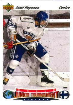 #674 Sami Kapanen - Finland - 1991-92 Upper Deck French Hockey