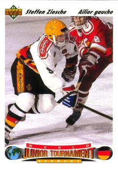 #679 Steffen Ziesche - Germany - 1991-92 Upper Deck French Hockey
