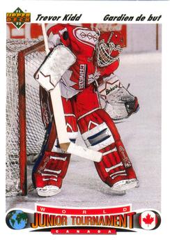 #684 Trevor Kidd - Canada - 1991-92 Upper Deck French Hockey