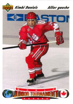 #687 Kimbi Daniels - Canada - 1991-92 Upper Deck French Hockey