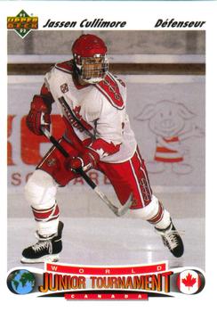 #690 Jassen Cullimore - Canada - 1991-92 Upper Deck French Hockey