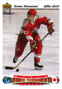#691 Turner Stevenson - Canada - 1991-92 Upper Deck French Hockey