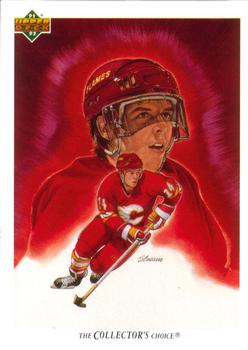 #80a Theoren Fleury - Calgary Flames - 1991-92 Upper Deck French Hockey