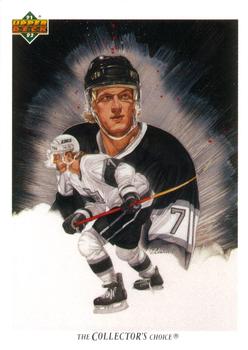 #85a Tomas Sandstrom - Los Angeles Kings - 1991-92 Upper Deck French Hockey