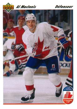 #8a Al MacInnis - Canada - 1991-92 Upper Deck French Hockey