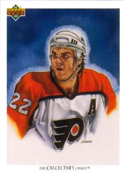 #91a Rick Tocchet - Philadelphia Flyers - 1991-92 Upper Deck French Hockey