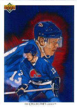 #93a Mats Sundin - Quebec Nordiques - 1991-92 Upper Deck French Hockey